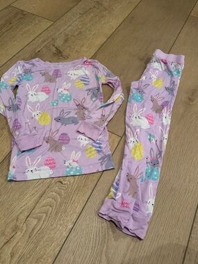 Little Sleepies Lavender Bunny & Easter Egg Pajama Set